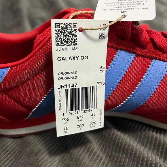 Adidas Mens Galaxy Og Lace Up Sneakers